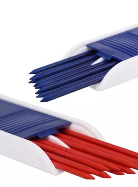 德国STAEDTLER施德楼 204彩色铅芯笔芯工程制图绘图蓝色红色2.0mm