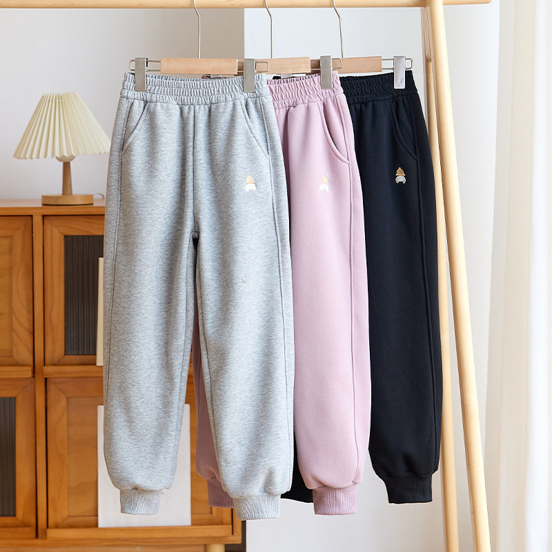儿童秋冬季一体绒运动裤子保暖外穿洋气休闲裤女童加绒加厚卫裤,童装/婴儿装/亲子装,裤子,淘宝优惠券,粉丝福利购,淘宝优惠卷