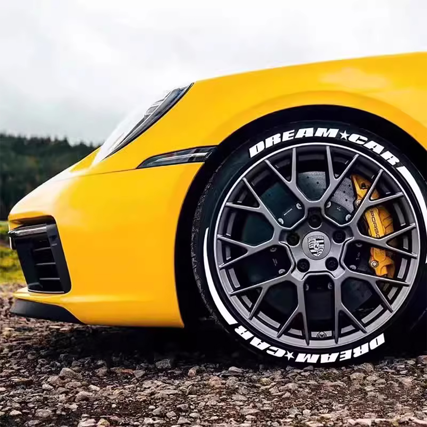 得力轮胎涂鸦笔字母笔漆笔记号笔新款金属油性diy汽车用轮胎笔蓝色白红色银色金漆补漆描字笔摩托车