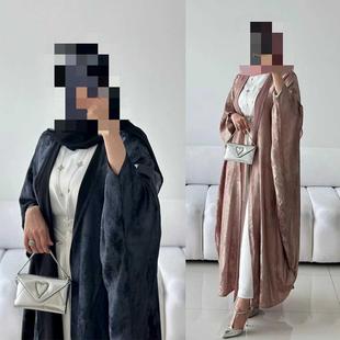 修身 拼接优雅长袍开衫 连衣裙Bat sleeved dress 新款 cardigan 时尚