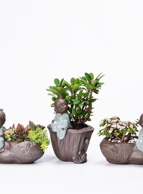 the little monk yixing pot meat creative ceramic flower co