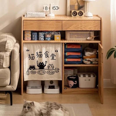 猫窝猫砂盆遮挡帘装饰帘加厚防抓