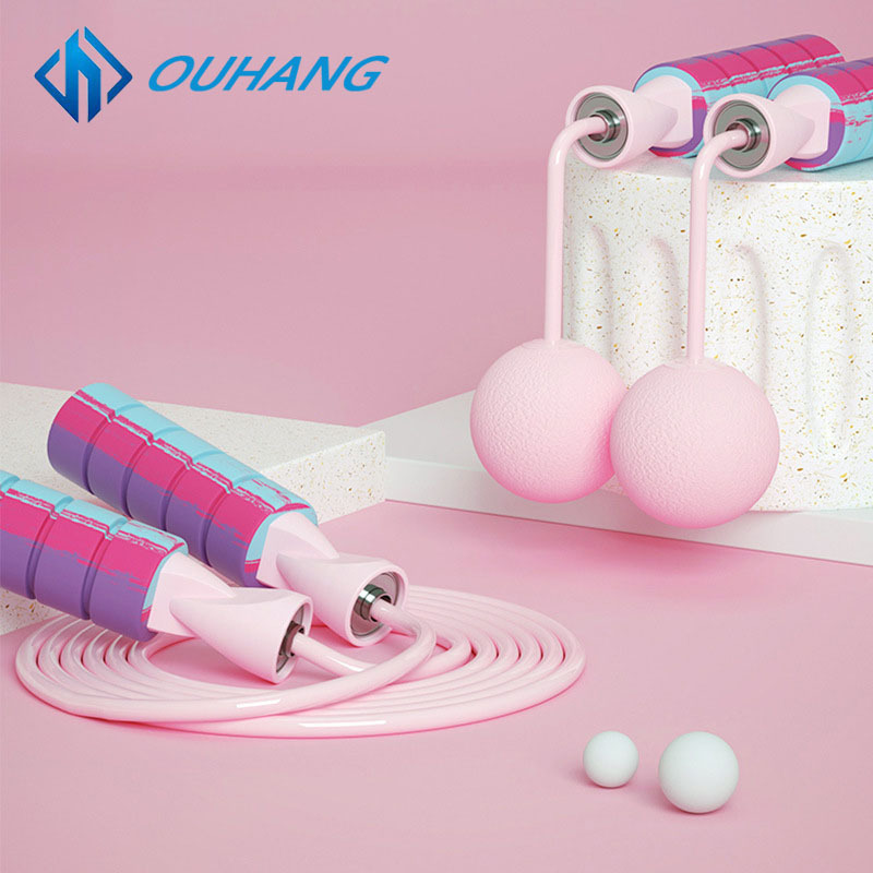 无绳跳绳专业燃脂负重球女健身减肥专用瘦身室内运动减脂无线家用