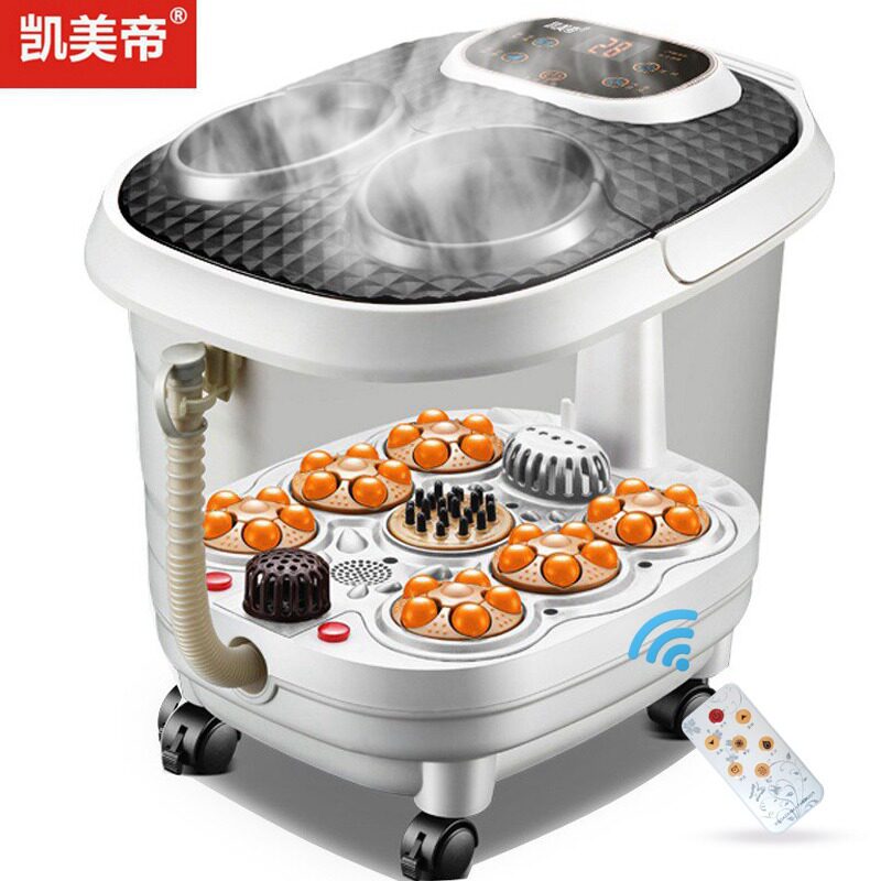 熏蒸足浴盆气泡全自动电动加热恒温家用洗脚盆足疗按器泡脚桶深