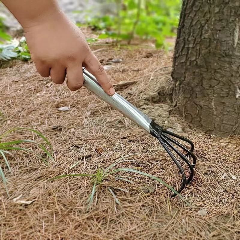 捡菌子工具拾菌神器不锈钢抓勾迷你小耙子捡蘑菇神器挖土挖野菜,农机/农具/农膜,耙子,淘宝优惠券,粉丝福利购,淘宝优惠卷