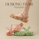 防滑包头洞洞鞋 2025新款 外穿水晶凉鞋 女可湿水夏季 凉拖WBL 果冻鞋