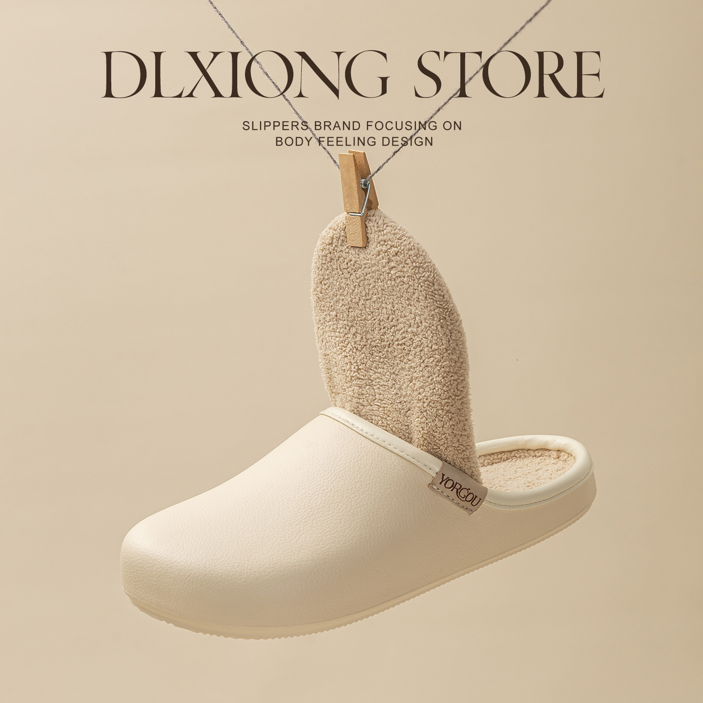 2025新款防水皮纹壳子棉拖鞋秋冬季女加绒保暖男室内家居地板抗菌