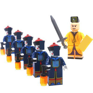 第三方人仔疯抢僵尸林正英一眉道长捉鬼道士防化第三方MOC拼装