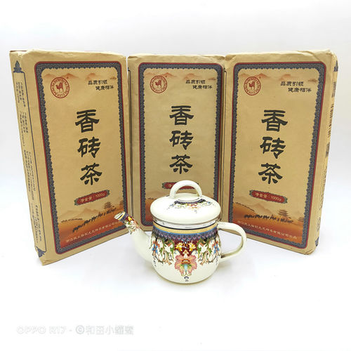 新疆饭店待客茶香砖茶武义骆驼九龙茯砖茶奶茶1000克民族餐厅清茶