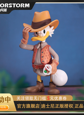 MORSTORM 迪士尼 开心鸭 机械&电视机唐老鸭 史高治摆件手办玩具