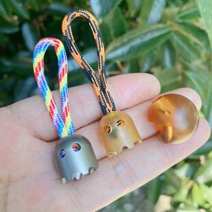 进口树脂PEI刀坠EDC吊坠另类创意挂坠装饰结绳挂扣钥匙挂饰件坠子