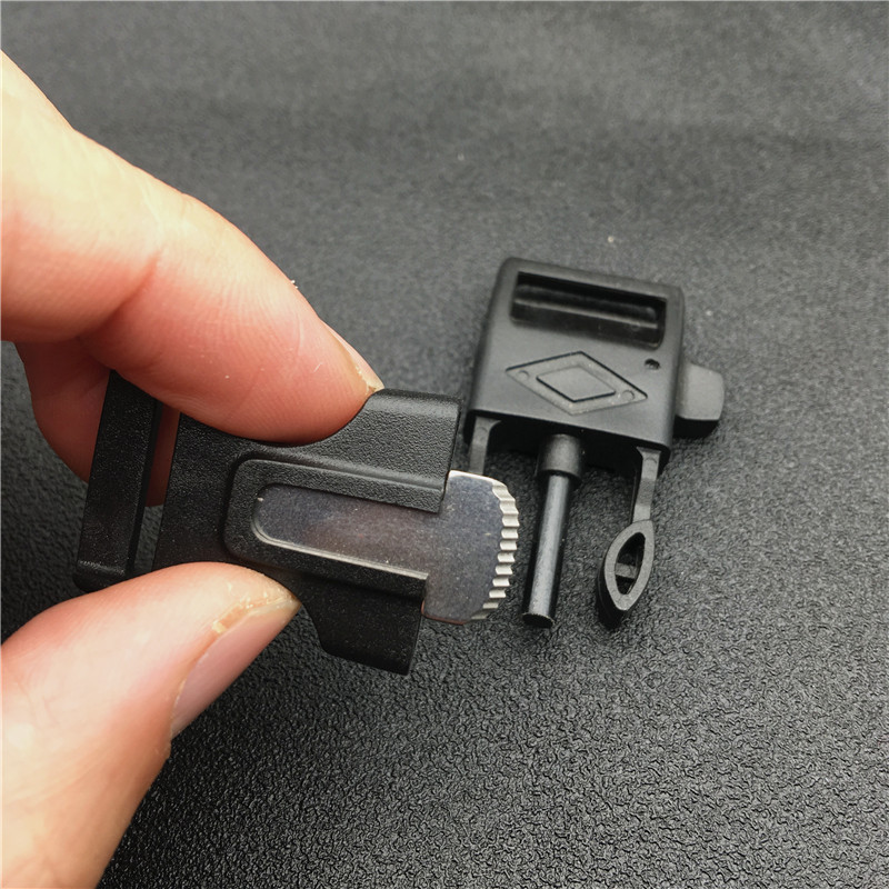 플린트 휘슬 버클과 다기능 버클 여행 배낭 웨빙 버클 DIY PARACORD 수제 팔찌 버클