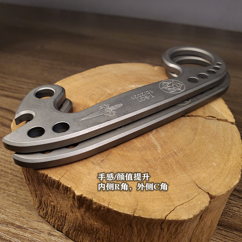 指环钛合金多功能工具EDC微技术