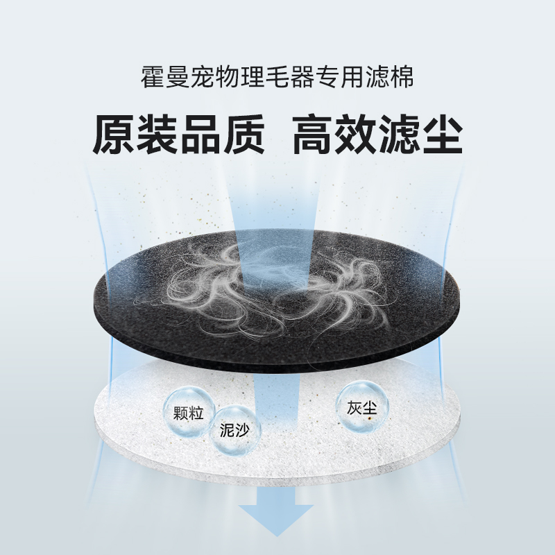 宠物理毛器狗狗剃毛器狗毛电推剪专用滤棉滤芯适配宠物理毛器