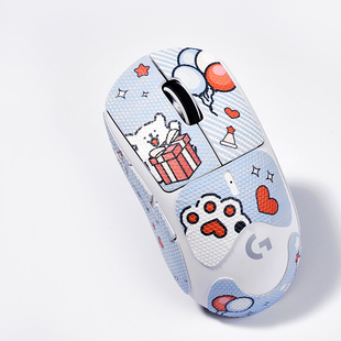 线条小狗gpw23代鼠标防滑贴狗屁王二三四代朱雀鹰眼小狗g102 g304