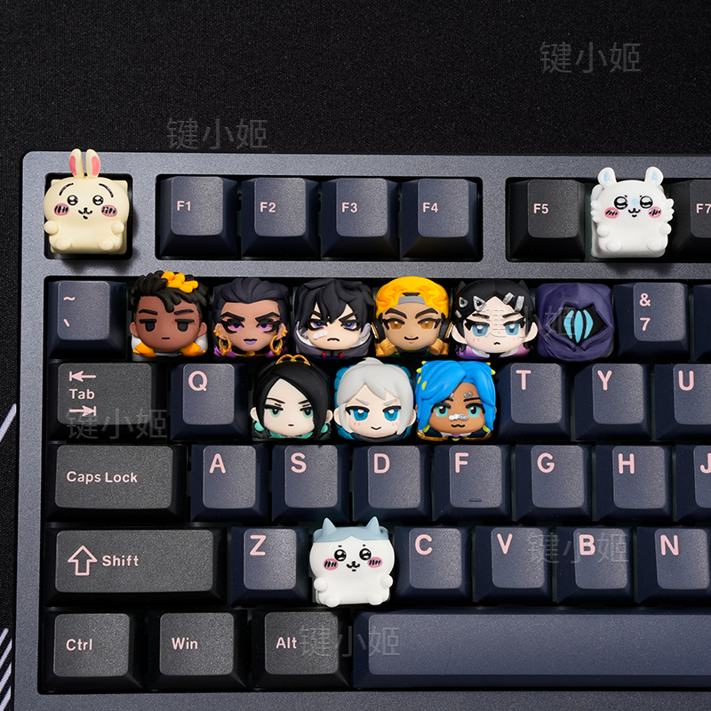 键小姬无畏契约捷风个性DIY树脂键帽瓦洛兰特专用机械键盘键帽ESC