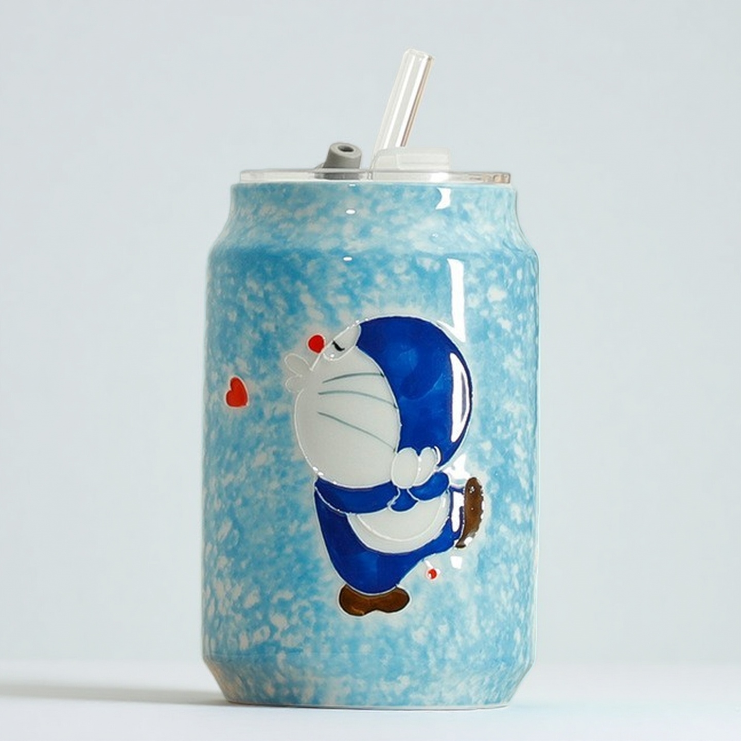 多啦A梦浮雕陶瓷易拉罐