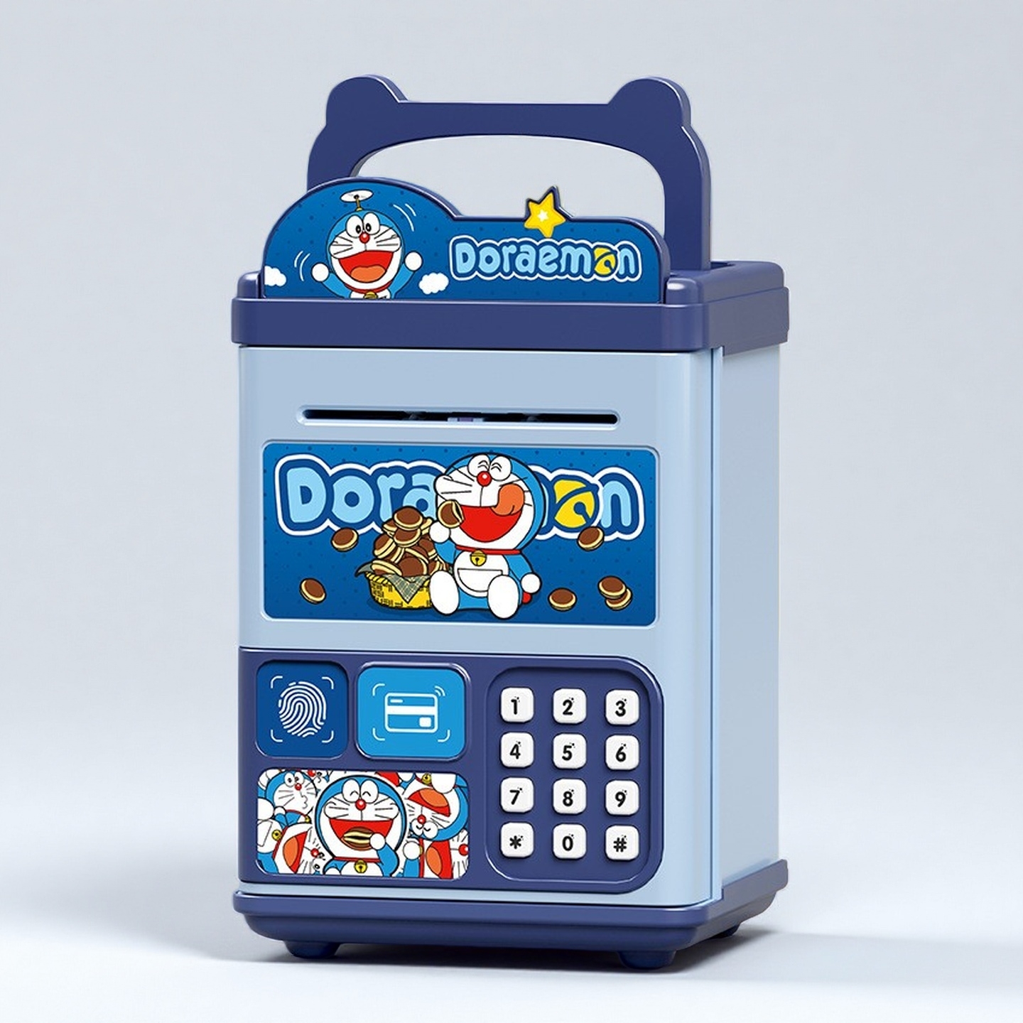 多啦A梦小学生密码存钱罐