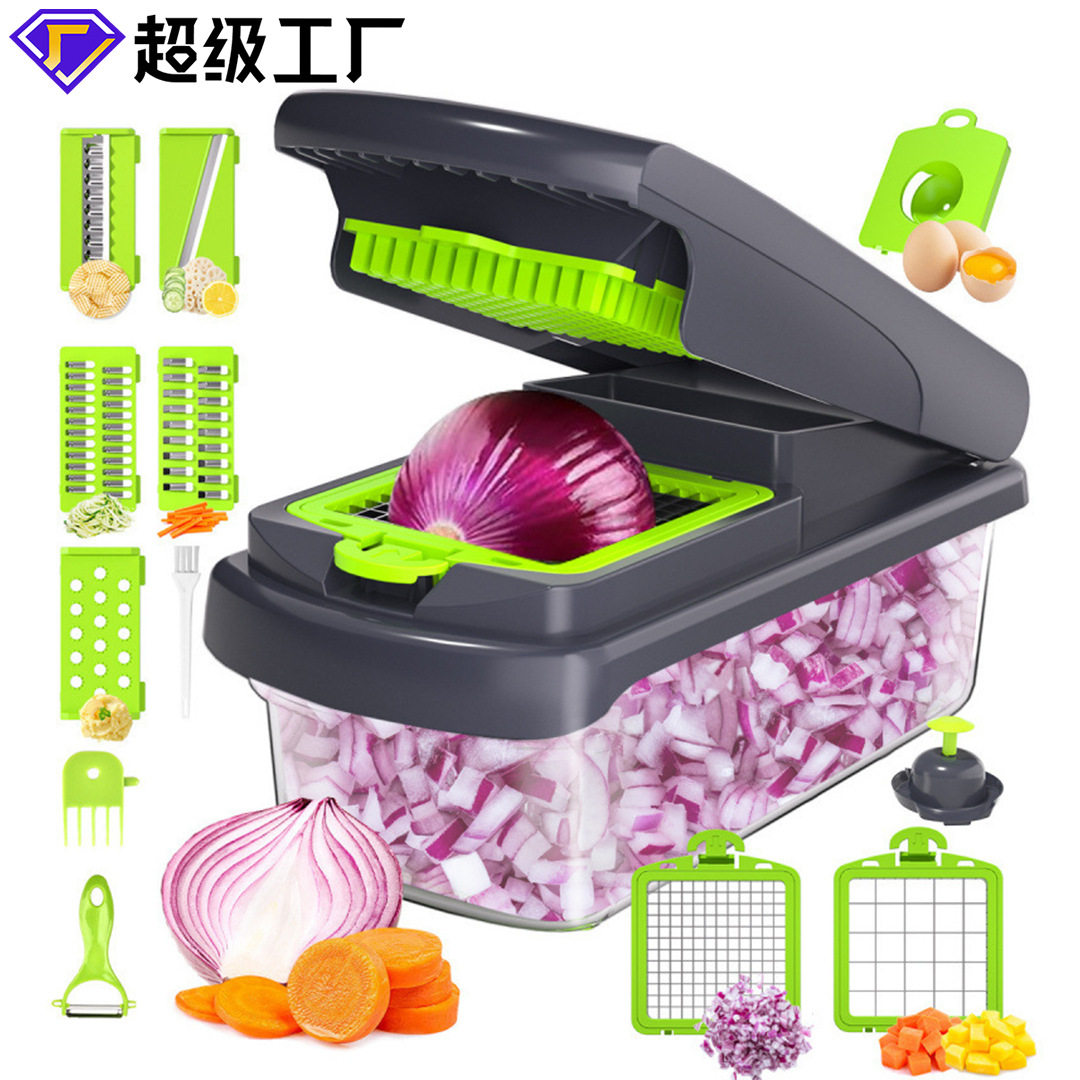 严选多功能切菜器刨丝器不锈钢切片器厨具厨房用品擦丝器厨房工具