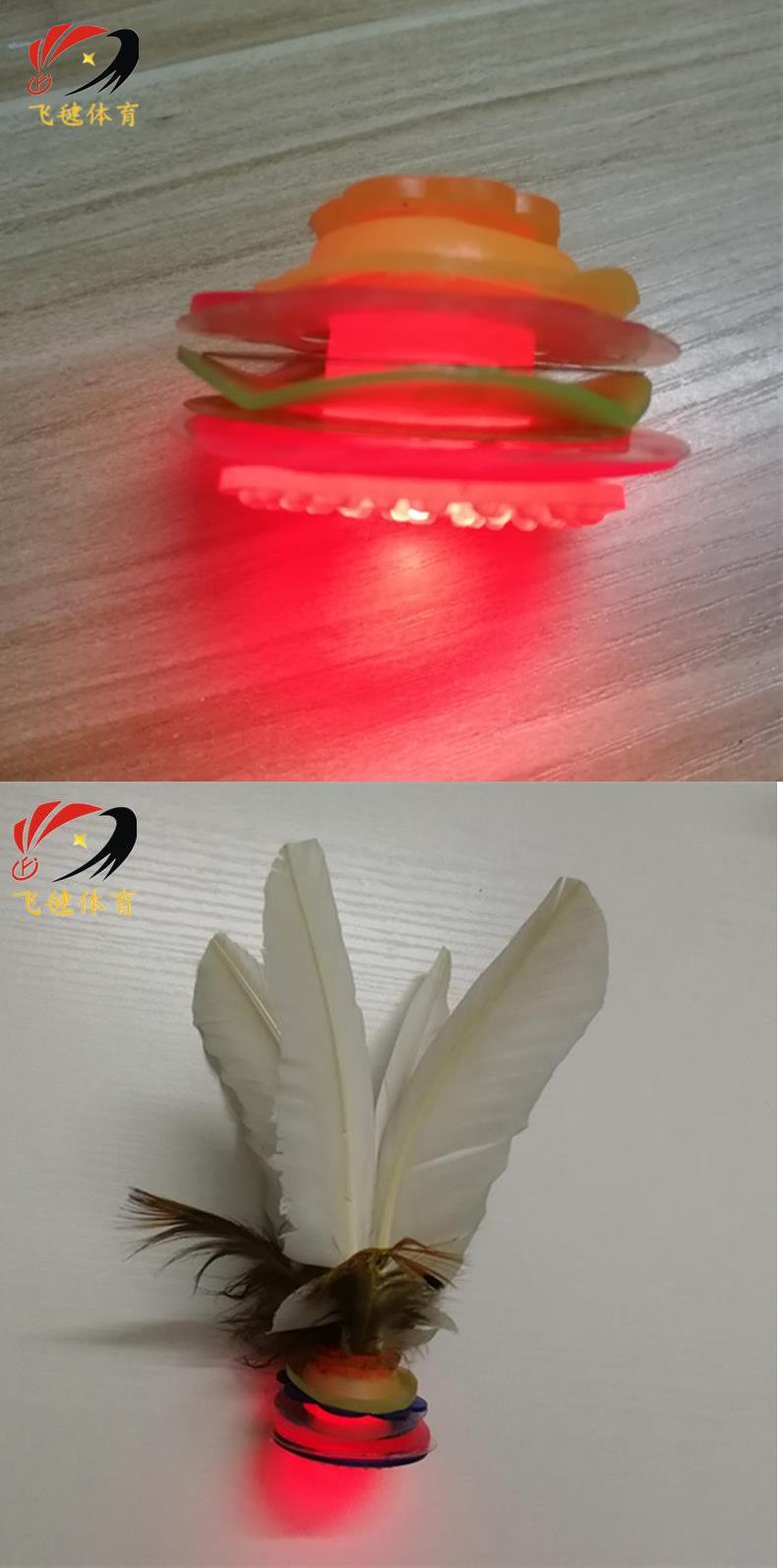 [2 Pack] Dice dạ quang trắng Rugby e Ryukyu Flower Rake dạ quang Dice Kick - Các môn thể thao cầu lông / Diabolo / dân gian cầu đá thể dục