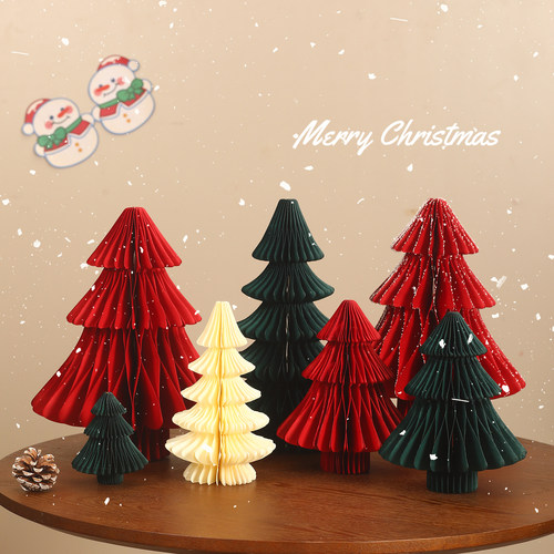 圣诞树装饰摆件创意桌面氛围布置