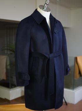 【全定制】独立裁缝全手工巴尔马肯双面羊绒大衣