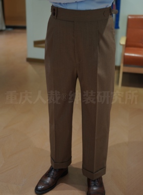 【全定制】独立裁缝Bespoke两次试身全手工西裤