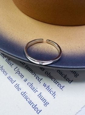 S925纯银《可爱微笑》开口戒指