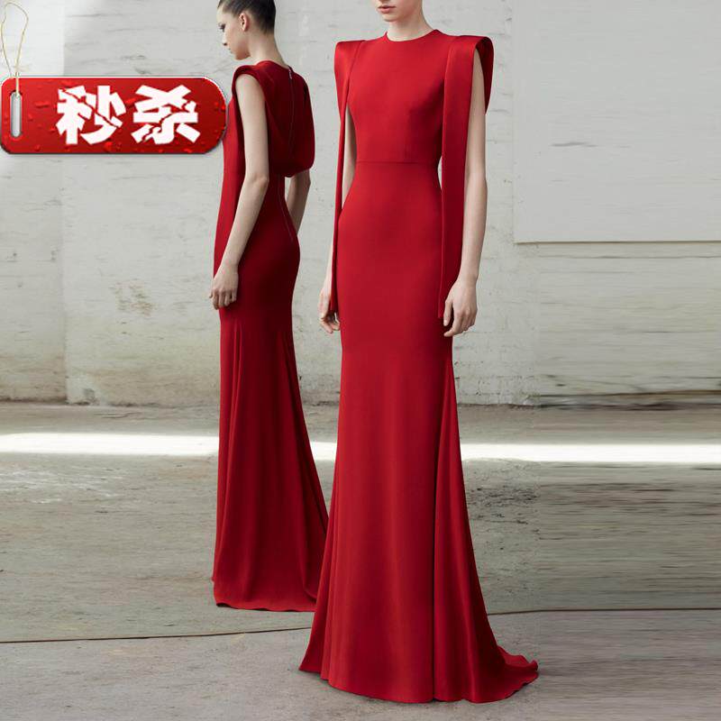 时尚独唱晚礼服优雅新娘晚装优雅气质走秀演出鱼尾长裙女2k018新|msdalam kategori Butik wanita / wanita, perkahwinan/Cheongsam/pakaian, pakaian/malam - dari Buy2taobao.com untuk memberikan perkhidmatan ejen Taobao profesional membeli