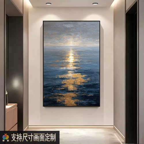 极简抽象新款砂岩肌理画玄关装饰画简约高级感客厅背景墙挂画壁画