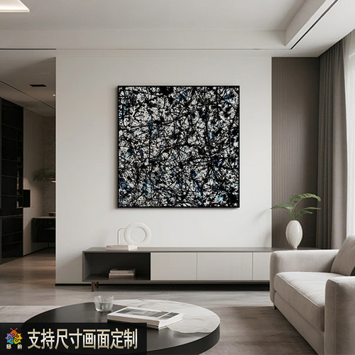 现代极简客厅装饰画中古风复古玄关挂画新款酒店壁画卧室挂画定制