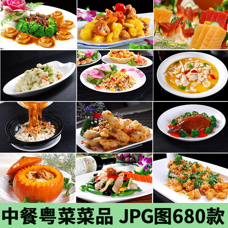 680款粤菜中餐菜品摄影图美食餐饮菜谱图库 JPG图片电子素材J072