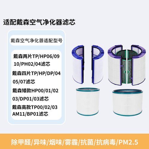 适配戴森风扇空气净化器滤芯TP
