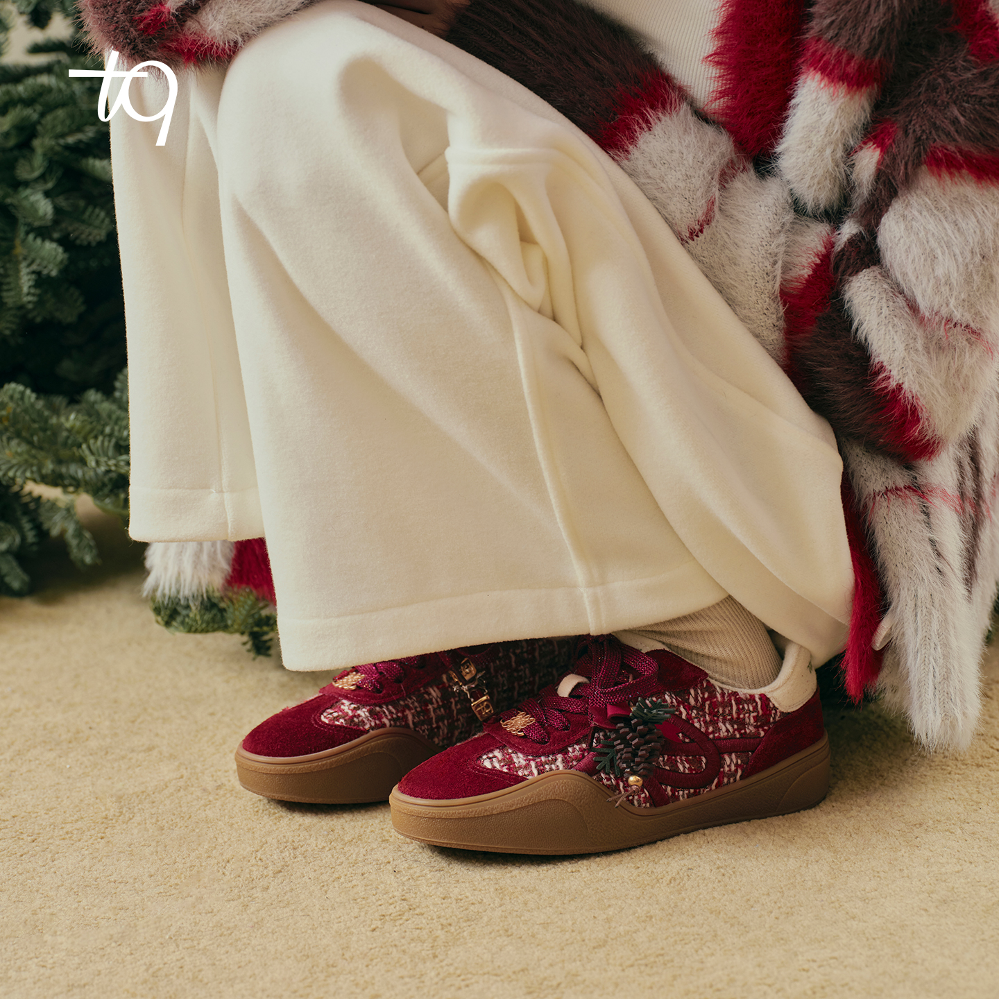【圣诞限定】Talitaqoom焦糖鞋2025新款加绒送女友礼物tq德训鞋女
