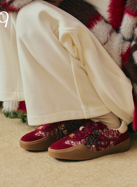 【新年限定】张艺凡同款Talitaqoom焦糖鞋2025加绒新年tq德训鞋女