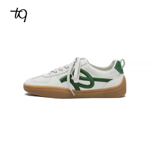 Talitaqoom司康鞋2026春季新款休闲拼色平底德训鞋低帮鞋tq女鞋