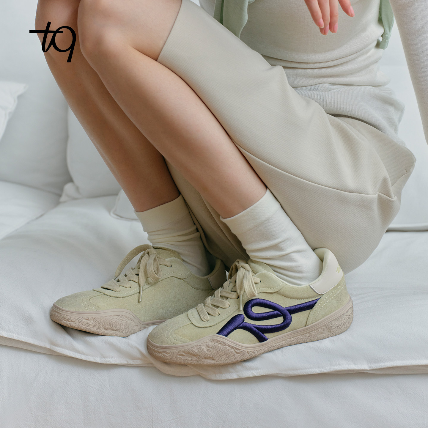 Talitaqoom脏脏系列2026年春季新款复古德训鞋厚底休闲tq女脏脏鞋,女鞋,德训鞋,淘宝优惠券,粉丝福利购,淘宝优惠卷