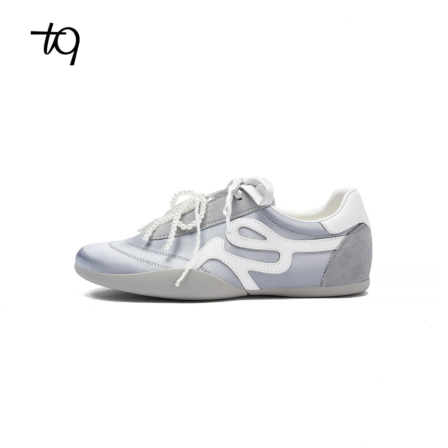 Talitaqoom2026年春季新款轻增高珍丝薄底德训鞋复古软底tq女鞋