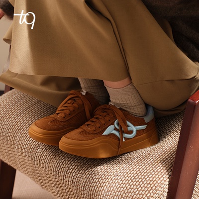 Talitaqoom德训鞋2025秋冬季新款复古休闲tq运动鞋板鞋