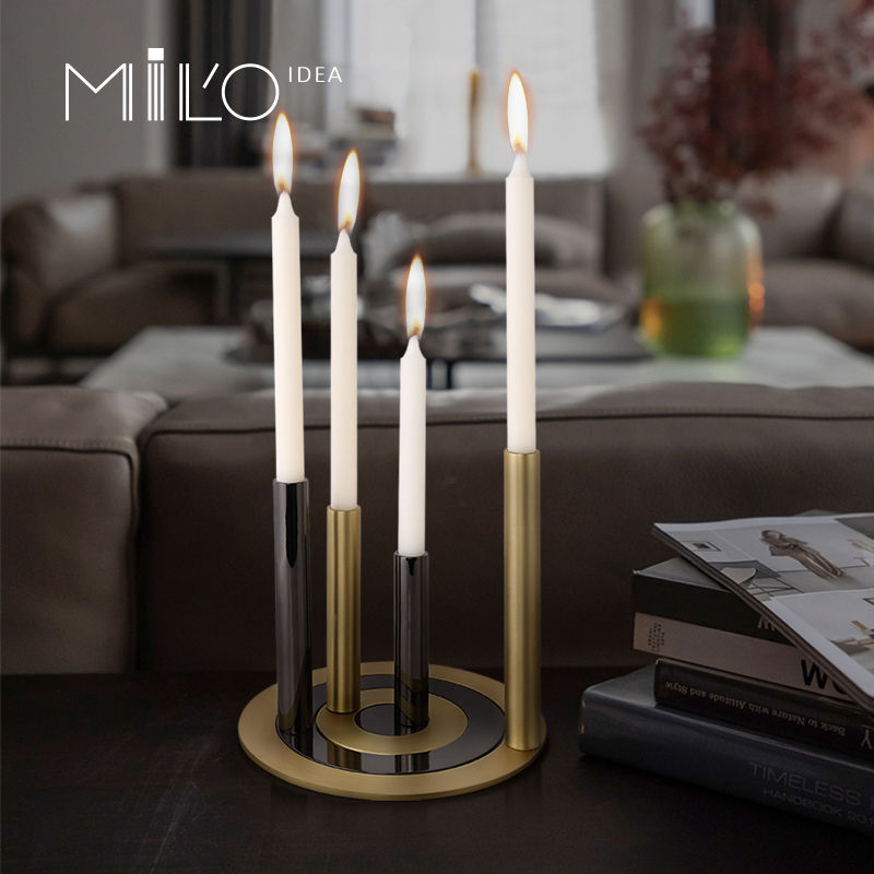 北欧蜡烛台米洛思维餐厅