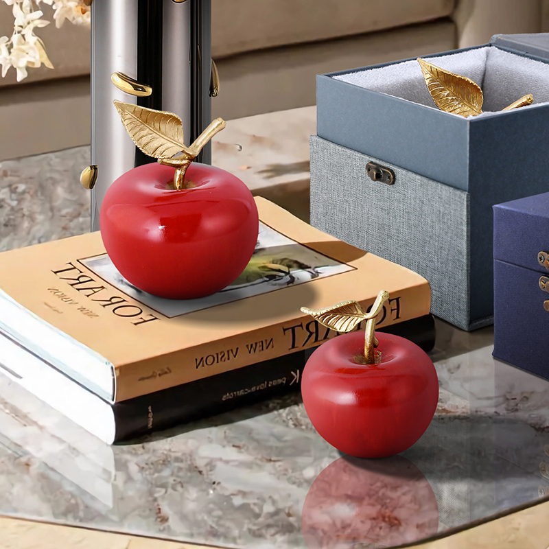 新中式客厅黄铜平安摆件乔迁送礼