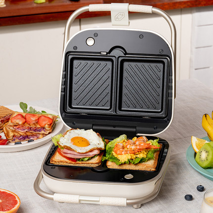 三明治早餐机家用神器多功能小型懒人轻食机华夫饼烤面包机