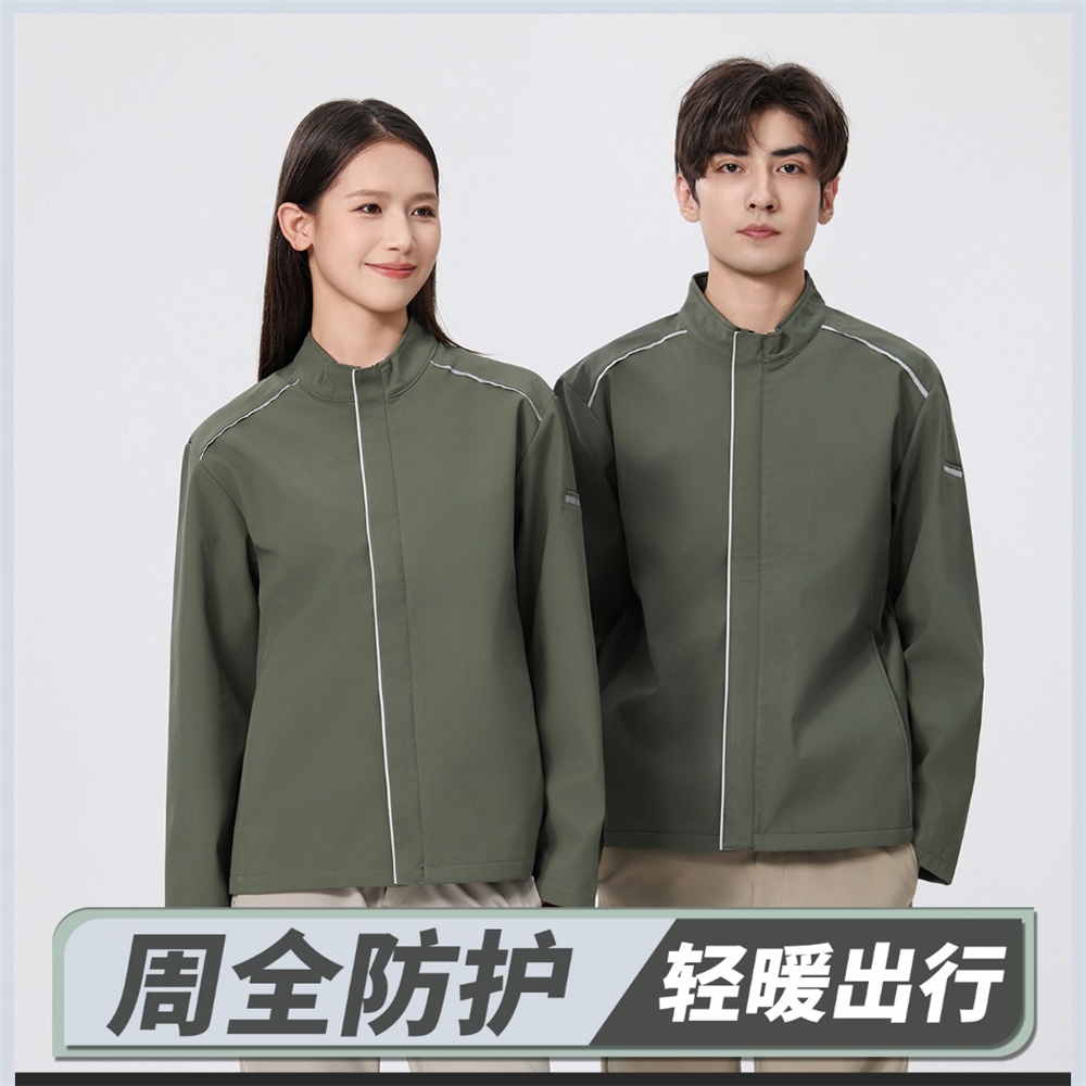 新款运动风立领立领冲锋衣外套