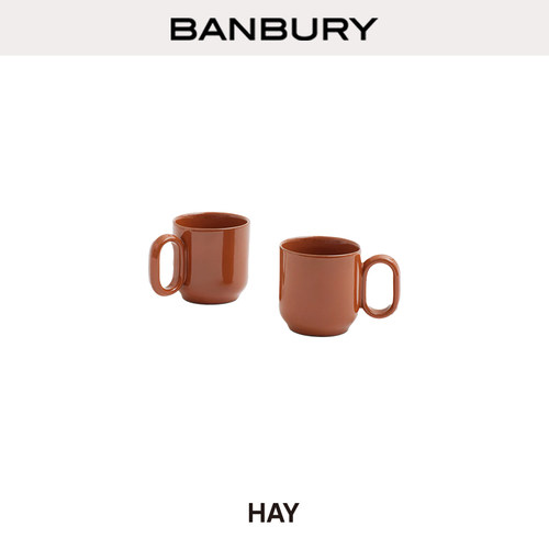 HAY丹麦Barro系列茶杯水杯手工陶瓷杯简约多色下午茶北欧