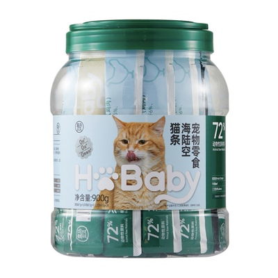 盒马宠物零食海陆空猫条720g