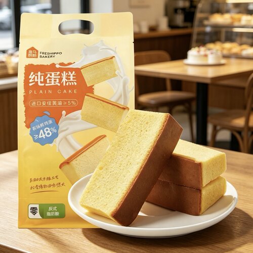 盒马纯蛋糕268g独立小袋
