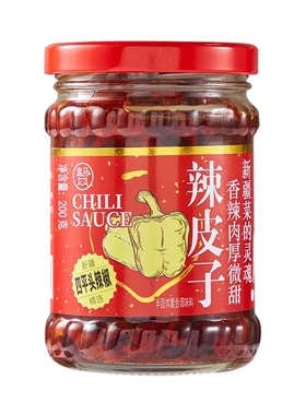 盒马新疆辣皮子臻选新疆四平头辣椒佐餐伴侣大盘鸡面条下饭炒菜