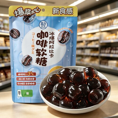 盒马冰爆阿拉比卡咖啡软糖100g