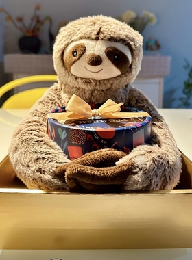 法国进口Bello VITAHOUSE树懒抱抱松露巧克力制品礼盒200g送礼