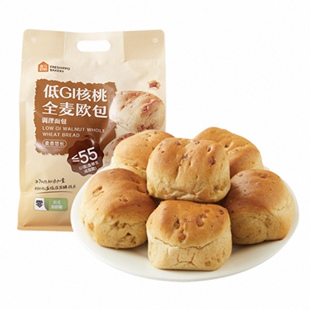 盒马低GI核桃全麦欧包320g0蔗糖0防腐剂健康无负担含独立袋装包邮